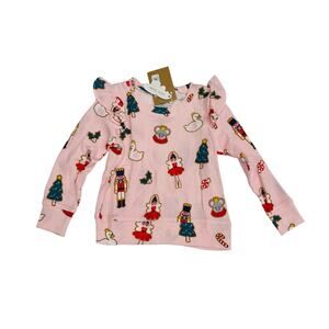 NWT Angel Dear Size 12-18M Nutcracker Christmas Cookies Top